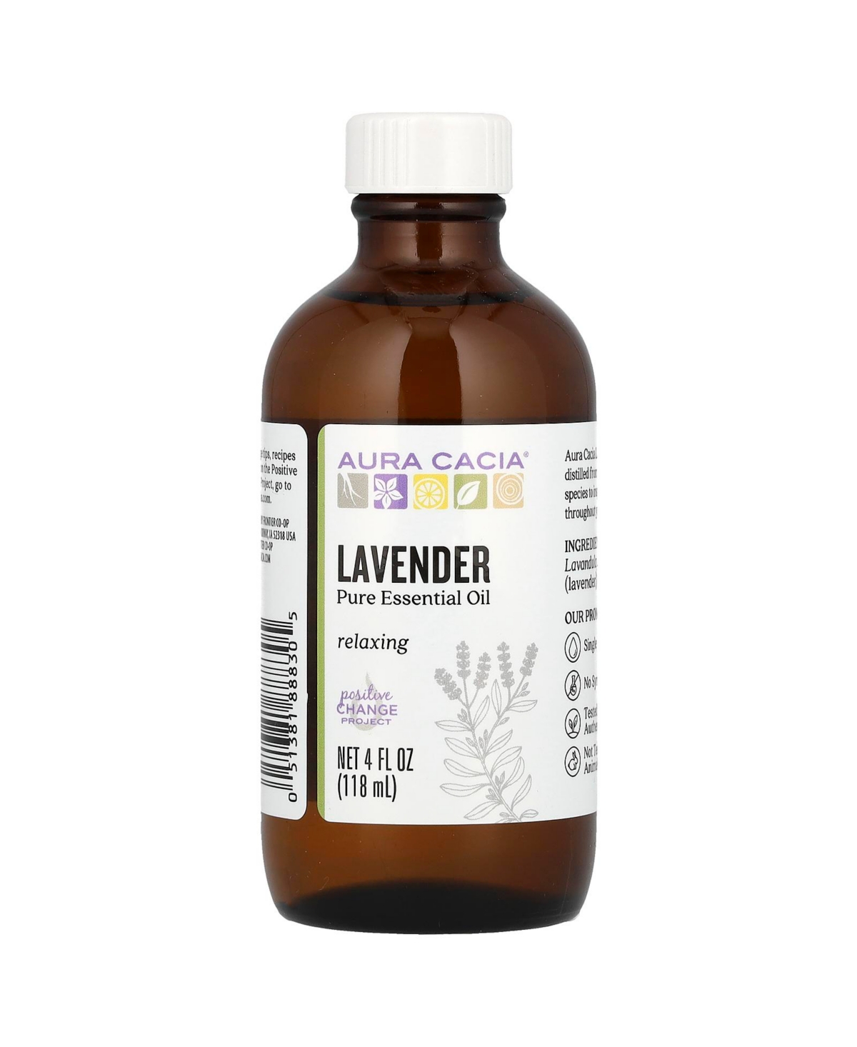 Pure Essential Oil Lavender - 4 fl oz (118 ml
