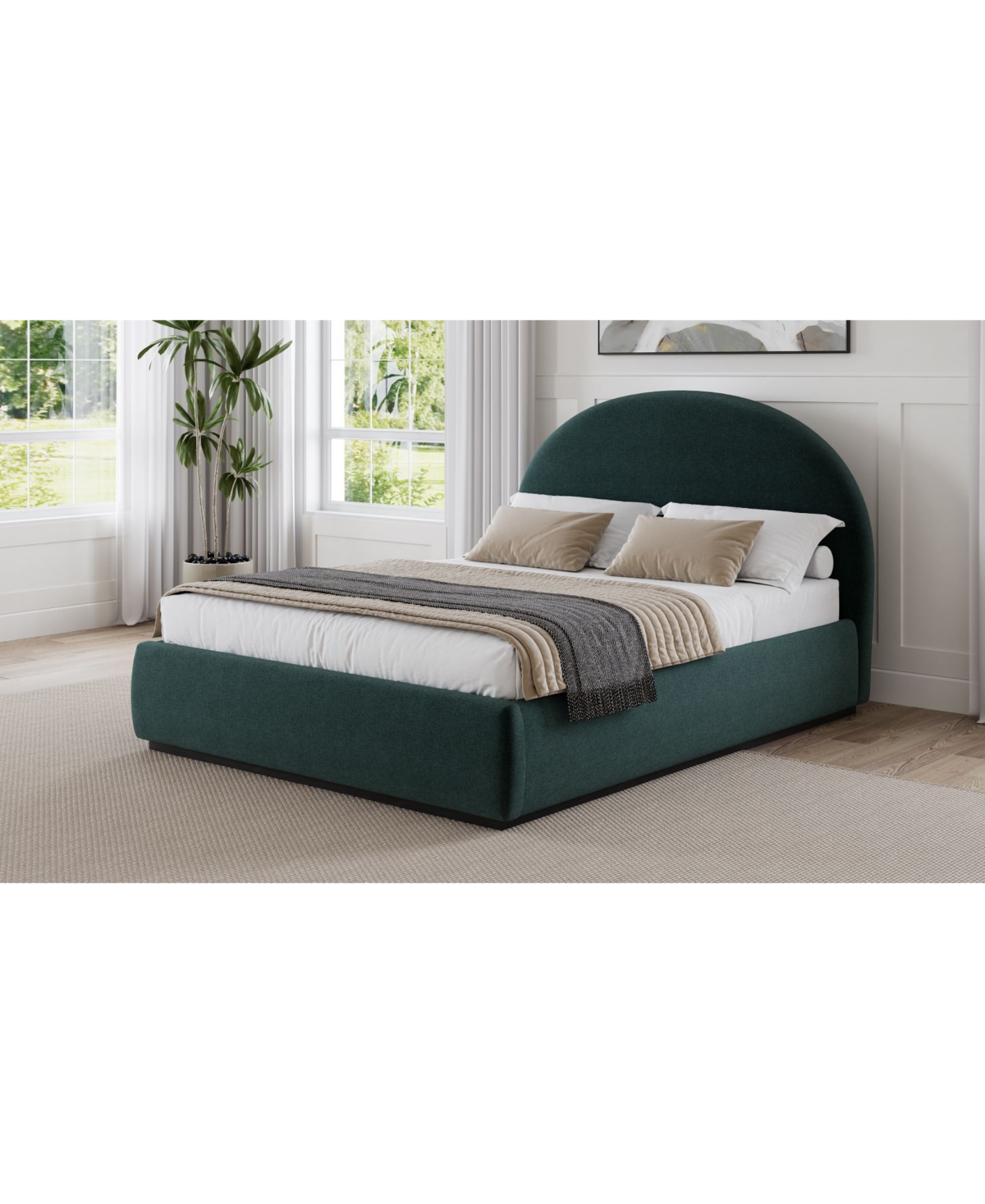 Macy's Lunare Full Bed In Emerald