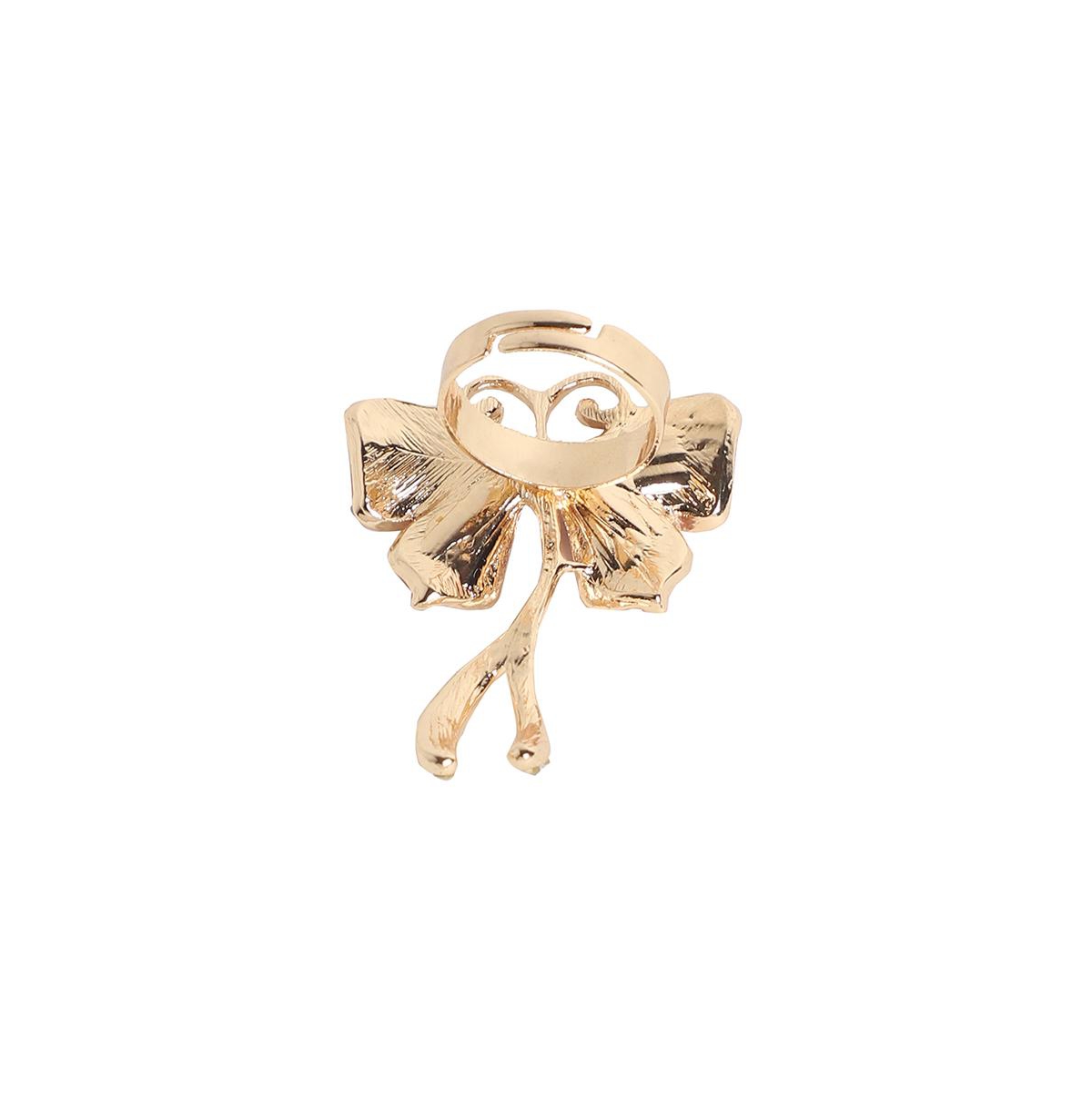 Sohi Women's Butterfly Statement Ring In Red