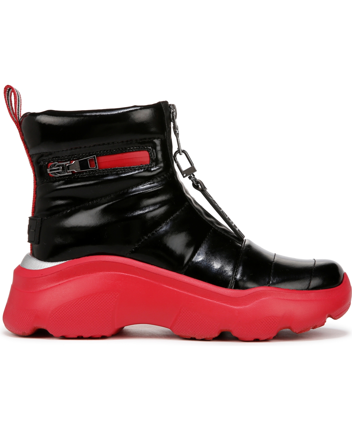 Naturalizer Shadow Dancer Insulated Sneaker In Black Patent Shine Nylon