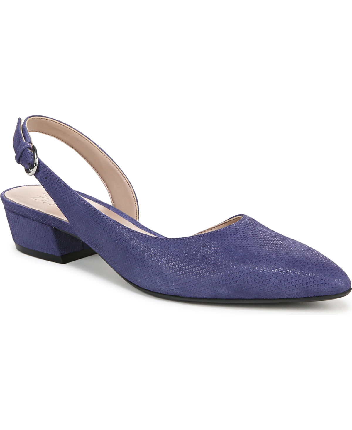 Banks Slingbacks - Future Dusk Blue Embossed Suede