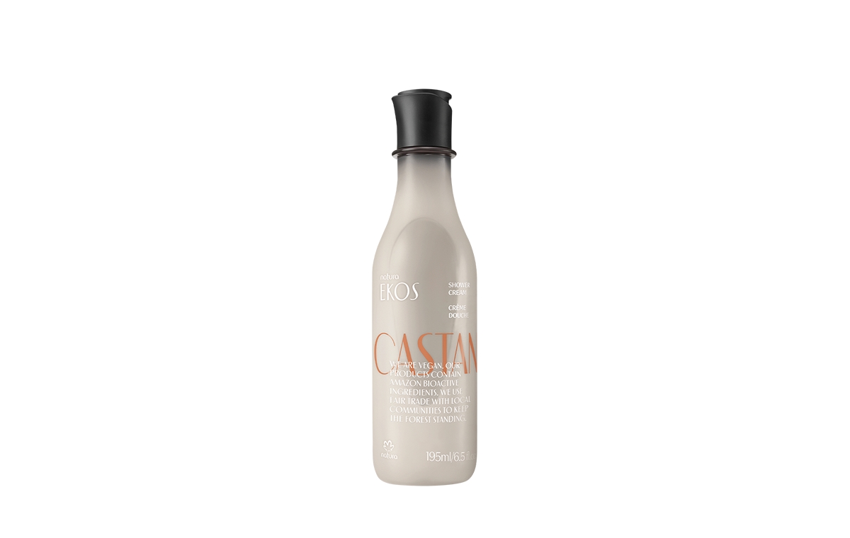 Ekos Castanha Creamy Shower Gel - Beige/khaki