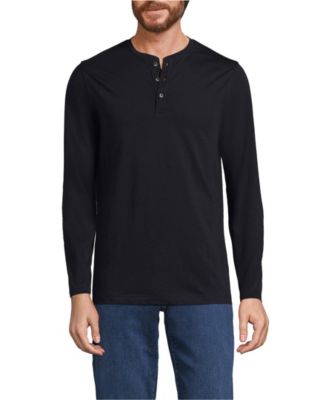 Men's Long Sleeve Cotton Supima Henley