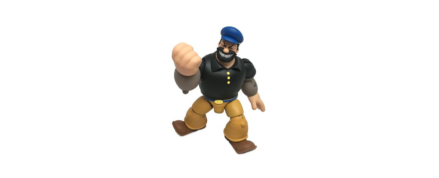 Детская фигурка Popeye Boss Fight Studio Bluto The Sailor Man Classics Wave 1 Collectible Action Figure – Highly Articulated Figurine with Accessories Including Alternate Hands and Removable Hat - 1:12.The Classic Nemesis: Bluto, in all his brute force! — фото 1