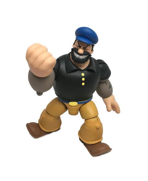 Детская фигурка Popeye Boss Fight Studio Bluto The Sailor Man Classics Wave 1 Collectible Action Figure – Highly Articulated Figurine with Accessories Including Alternate Hands and Removable Hat - 1:12.The Classic Nemesis: Bluto, in all his brute force!