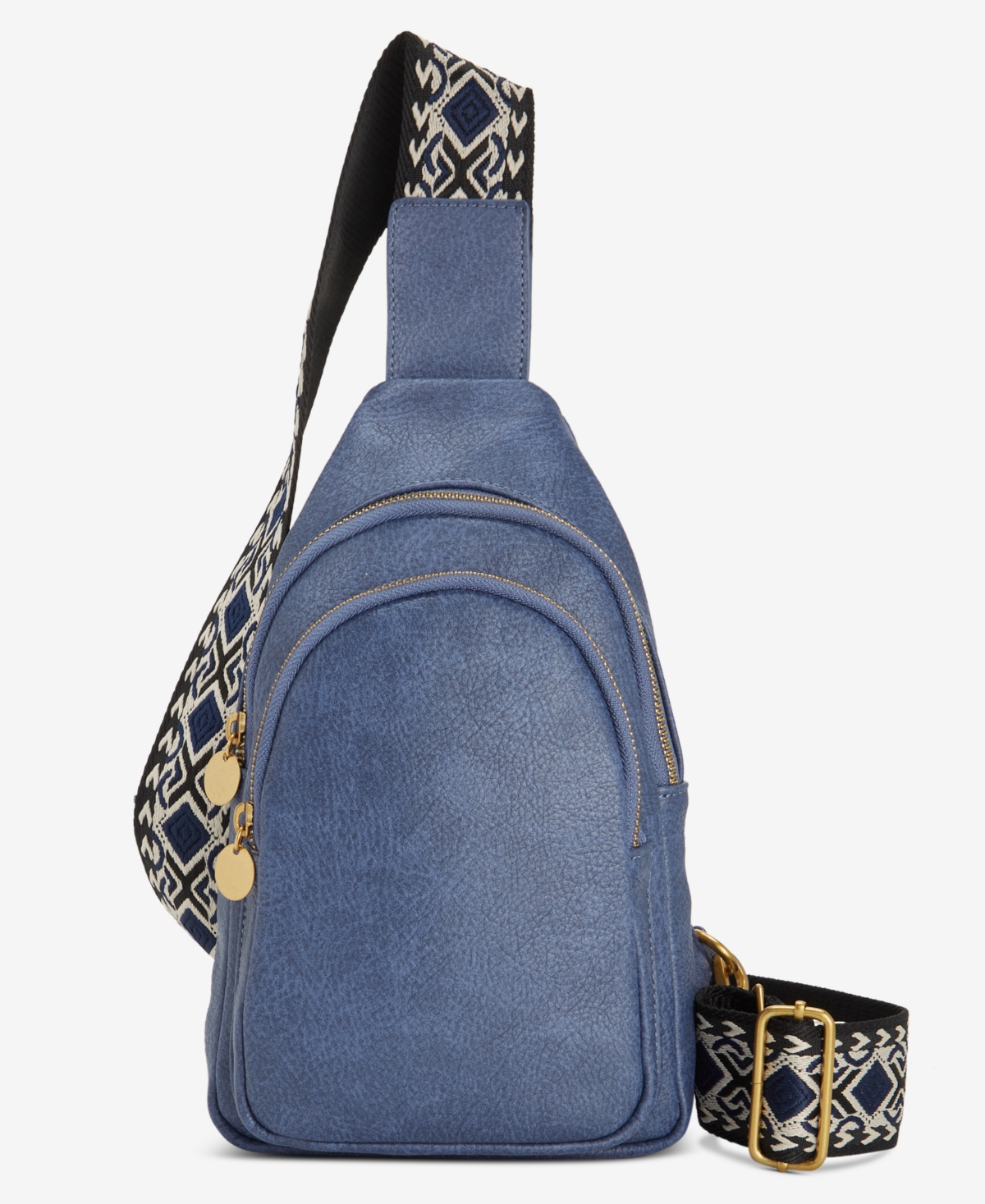 Webbing Strap Small Sling Bag, Exclusively at Macy's - Moonlight
