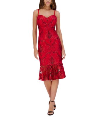 Siena - Women's Embroidered Fit & Flare Dress