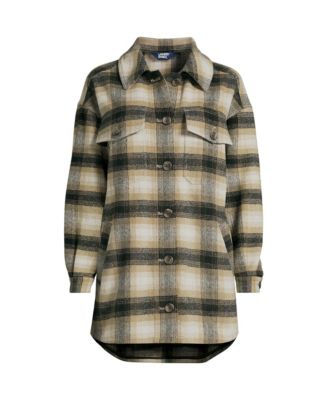 Women's Menswear Shirt Jacket