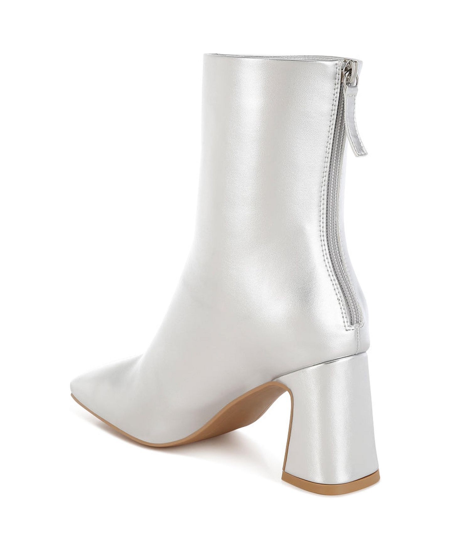 Женские ботинки London Rag Simba Square Toe Metallic Ankle — фото 2