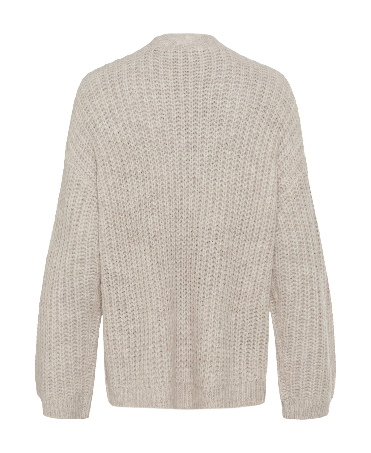 Olsen Women's Long Sleve Chunky Knit Open Front Cardigan