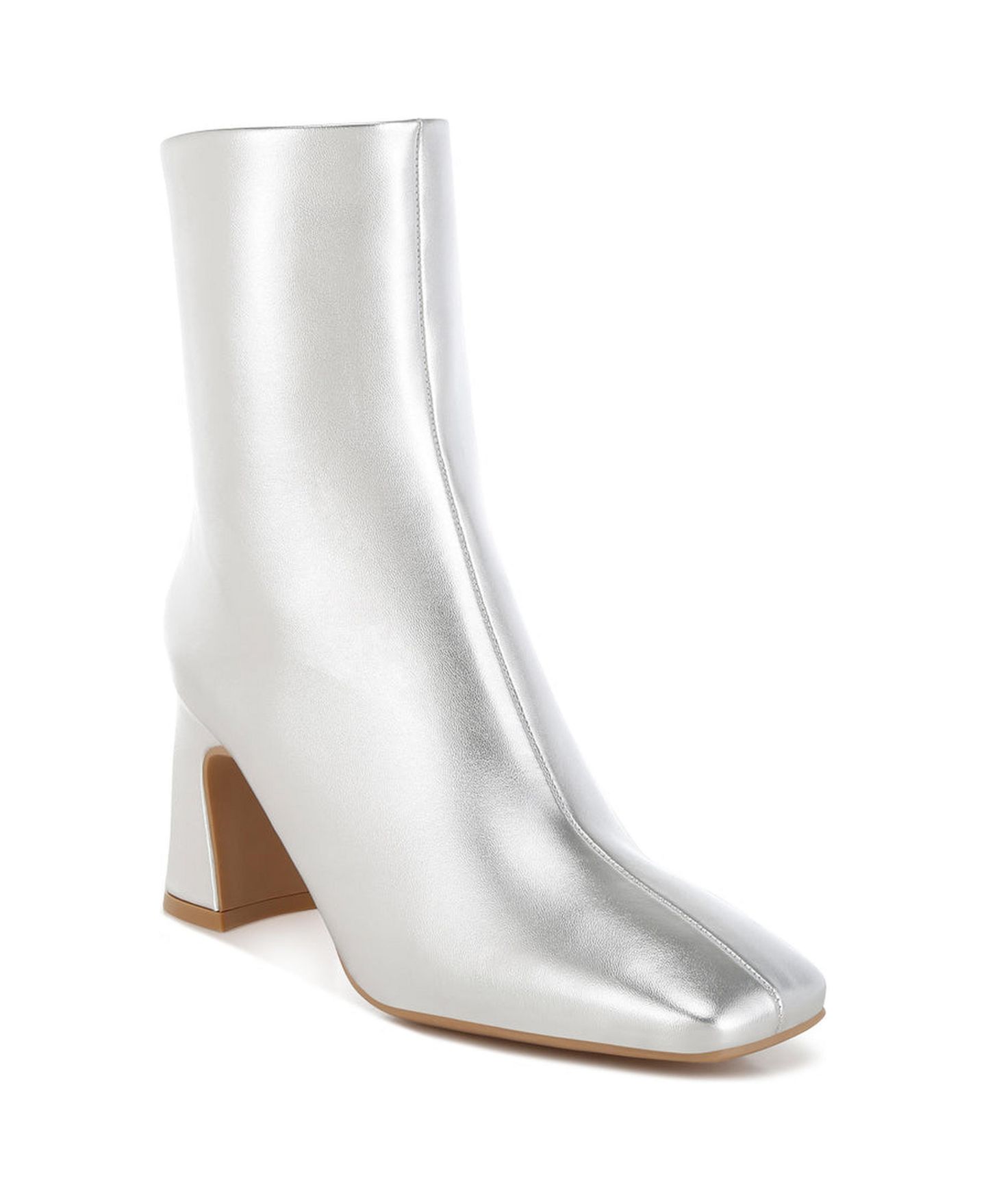 Женские ботинки London Rag Simba Square Toe Metallic Ankle — фото 8