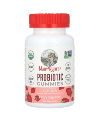 MaryRuth's Probiotic Gummies Strawberry - 60 Gummies (2.5 Billion CFU ...
