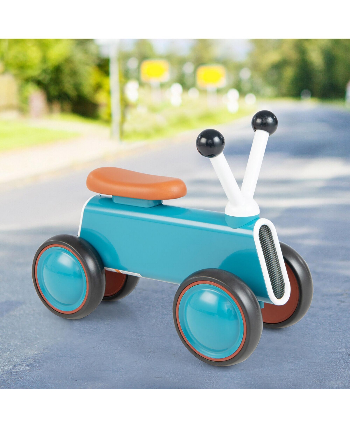 Gymax Baby Balance Bike for 10-24 Months Riding Toy No Pedal for Boys & Girls Blue