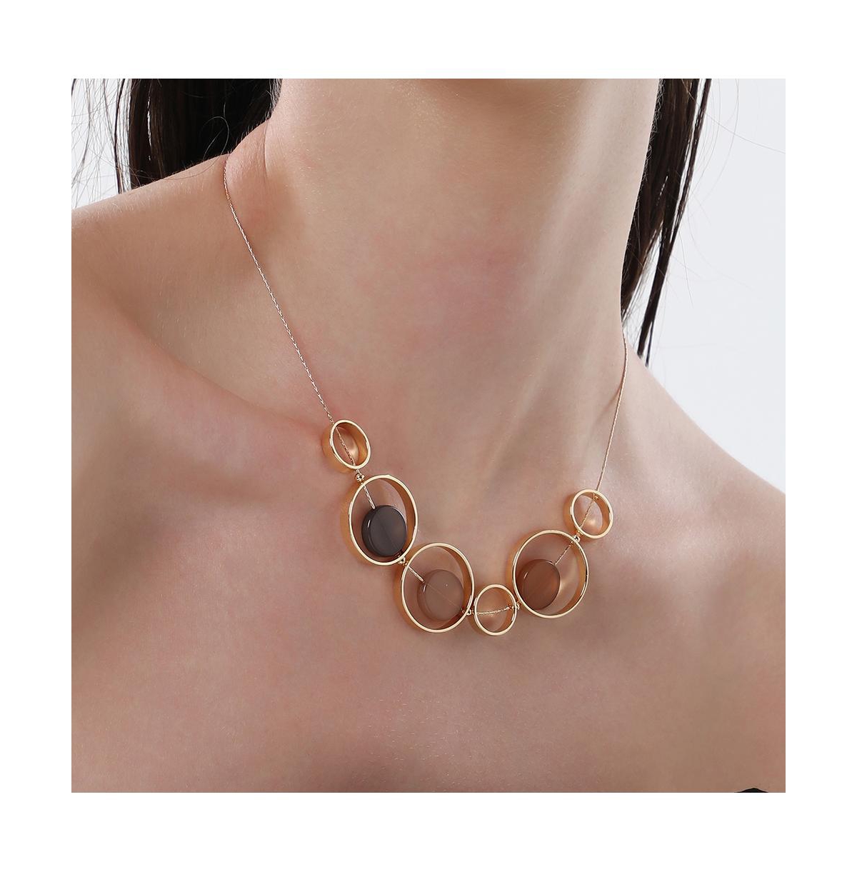 Sohi Women's The Orb Collar Necklace In Gold