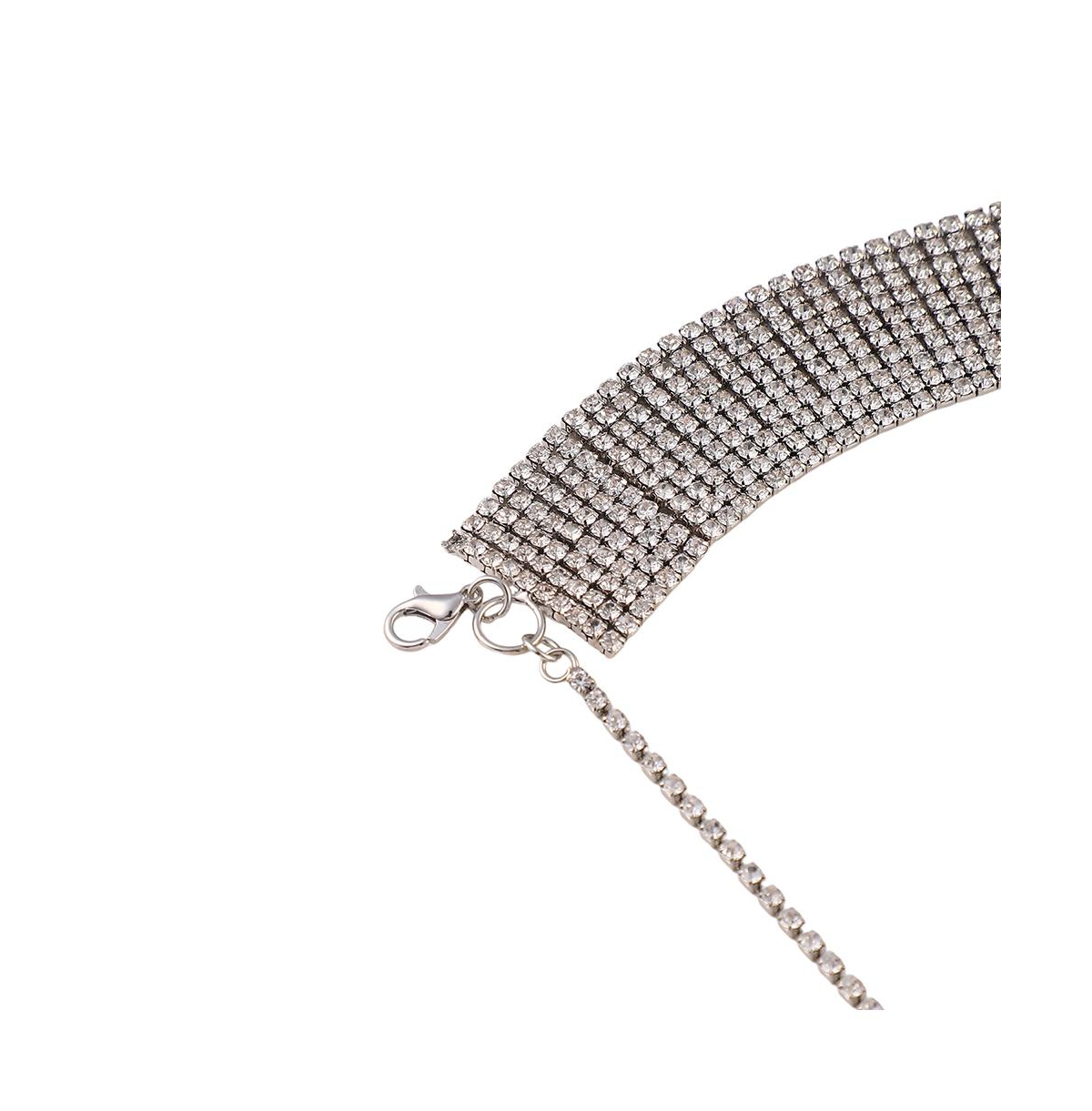 Sohi Women's The Bijou Multi-layer Necklace In Silver