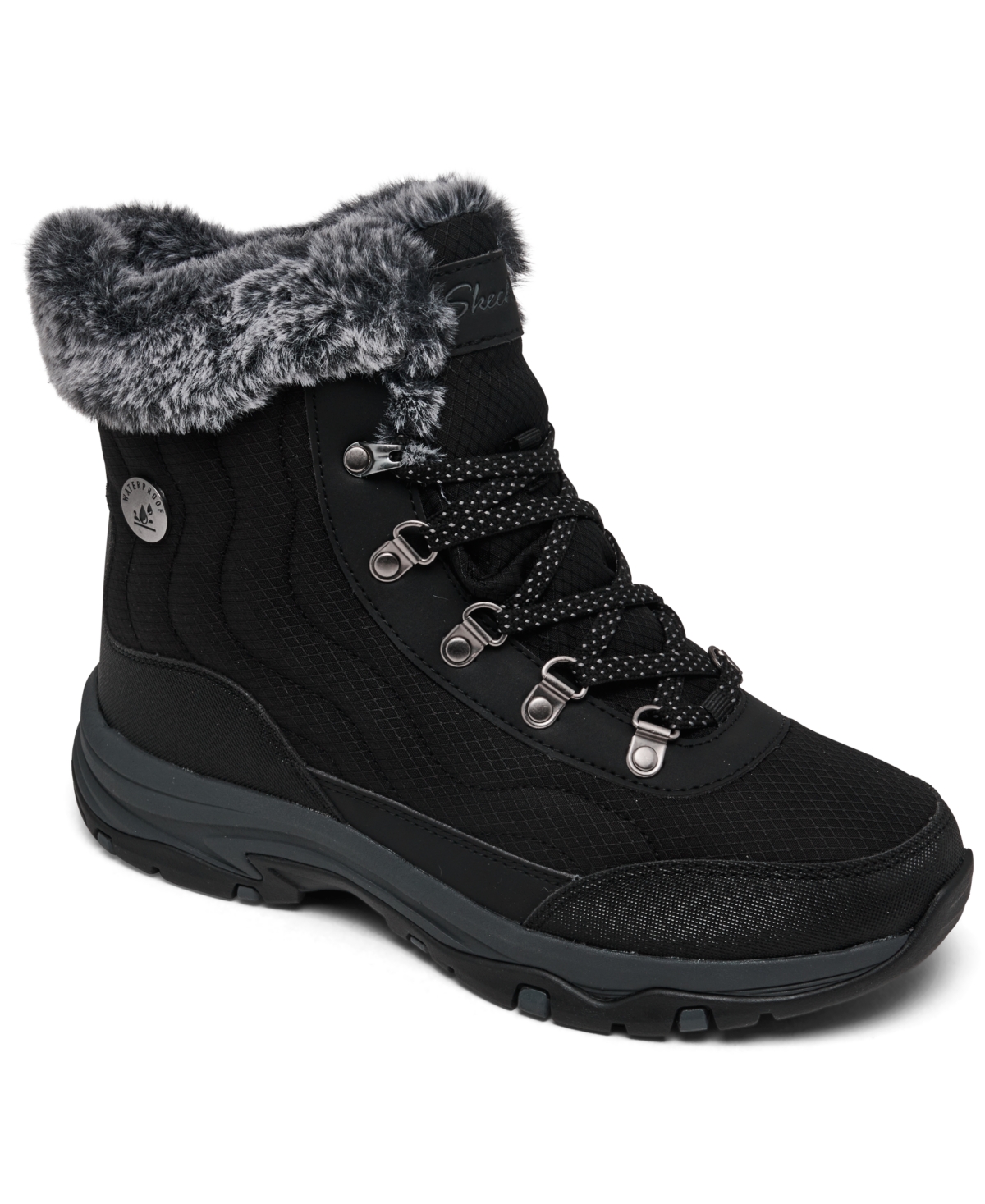 Women's Trego - Stormie Waterproof Boots from Finish Line - Black