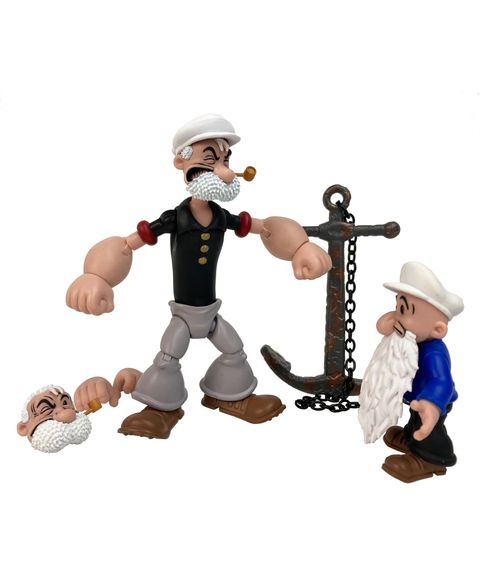 Детская фигурка Popeye Poopdeck Pappy 1:12 Scale Highly Articulated Collectible Action Figure, Ages 8+, цвет: Open Miscellaneous