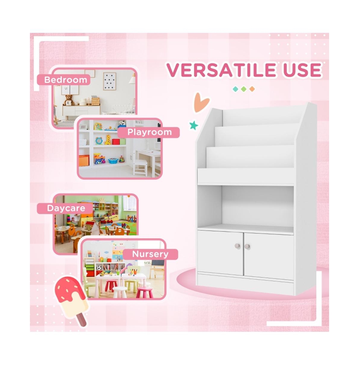 SlickblueStorage Cabinet - Elegant and Functional Organizer for Home or Office Spaces - White