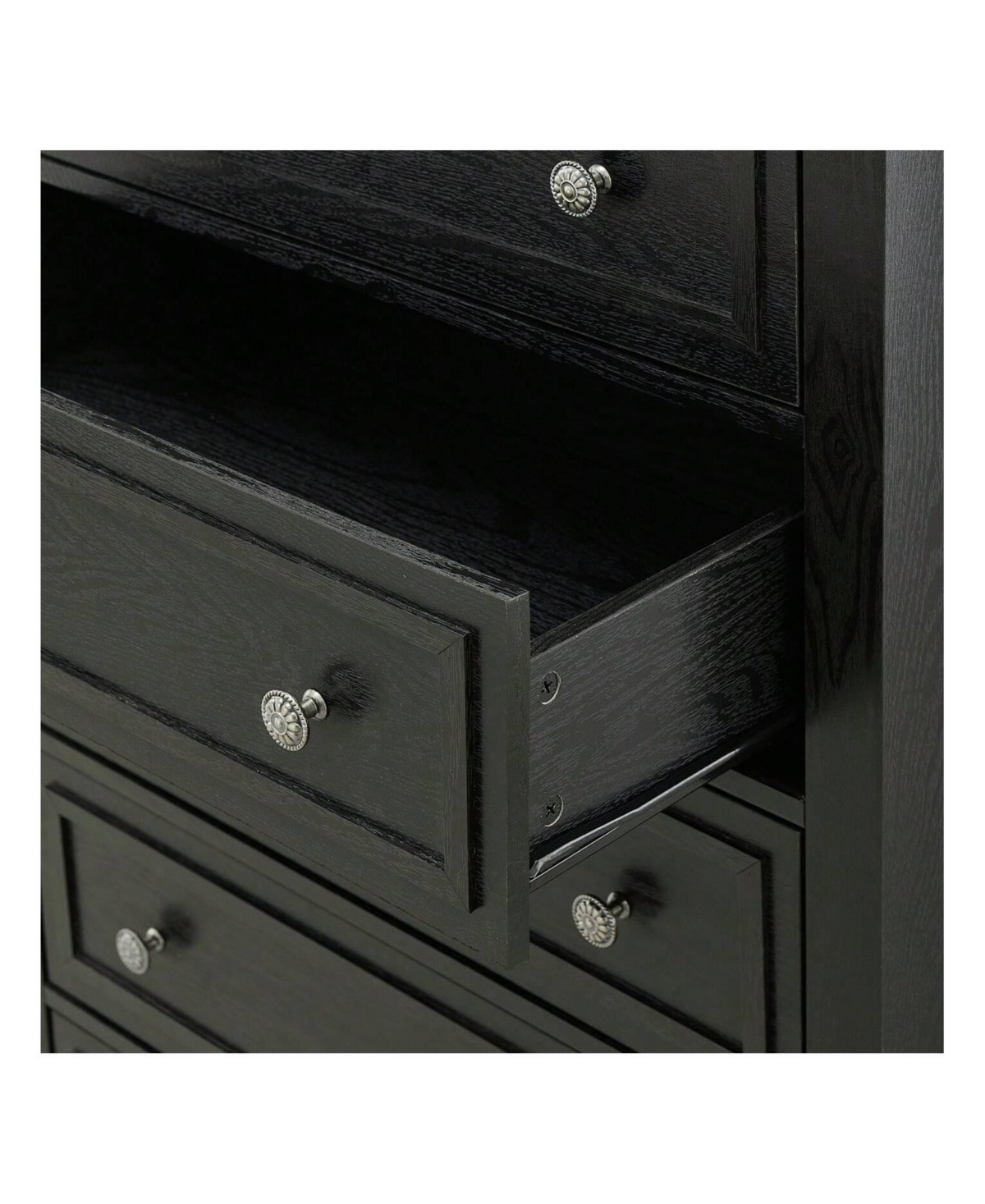 Modern 5 Drawers Dresser For Bedroom, Dresser With Wide Drawers, Wood Chest Of Drawers, Tall Dresser For Bedroom, Closet, Living Room, Hallway