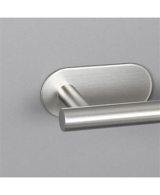 Stainless Steel Toilet Paper Holder Adhensive Tissue Paper Roll Holder for Bathroom
