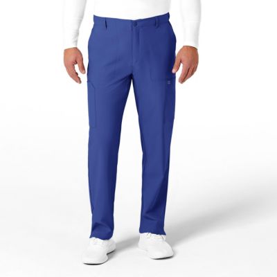 Men's W123 Flat Front Cargo Scrub Pant