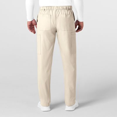 Men's W123 Flat Front Cargo Scrub Pant