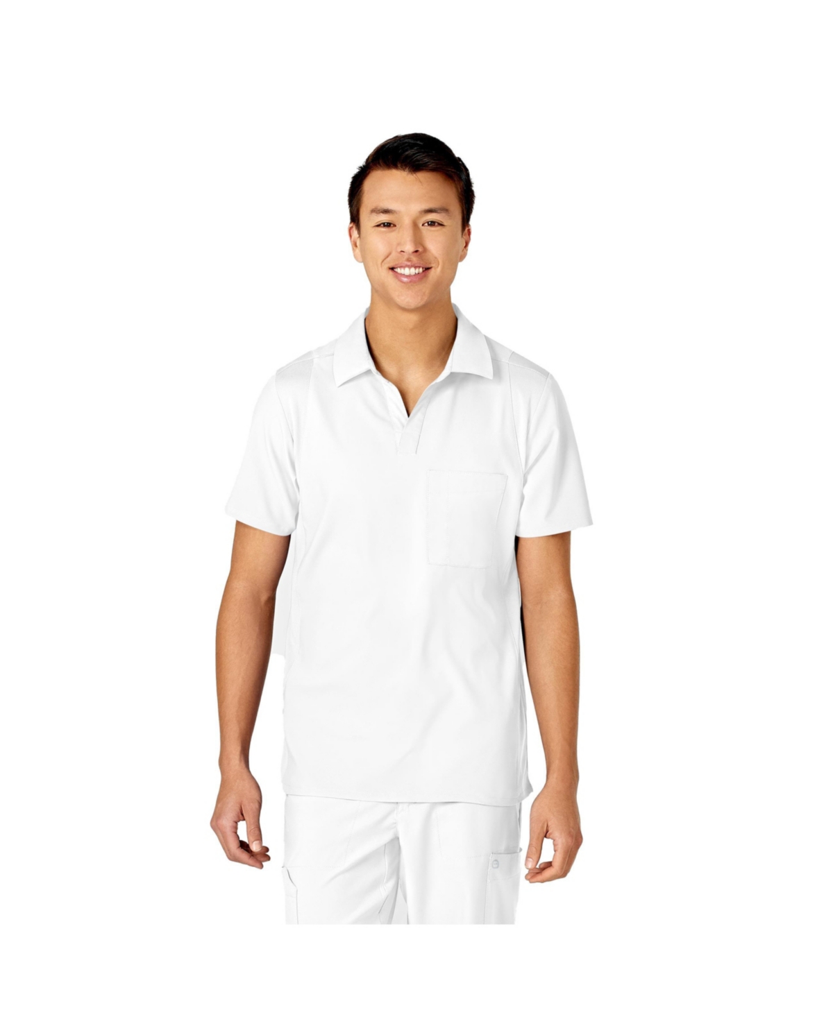 Wink Men's W123 Collar Scrub Top