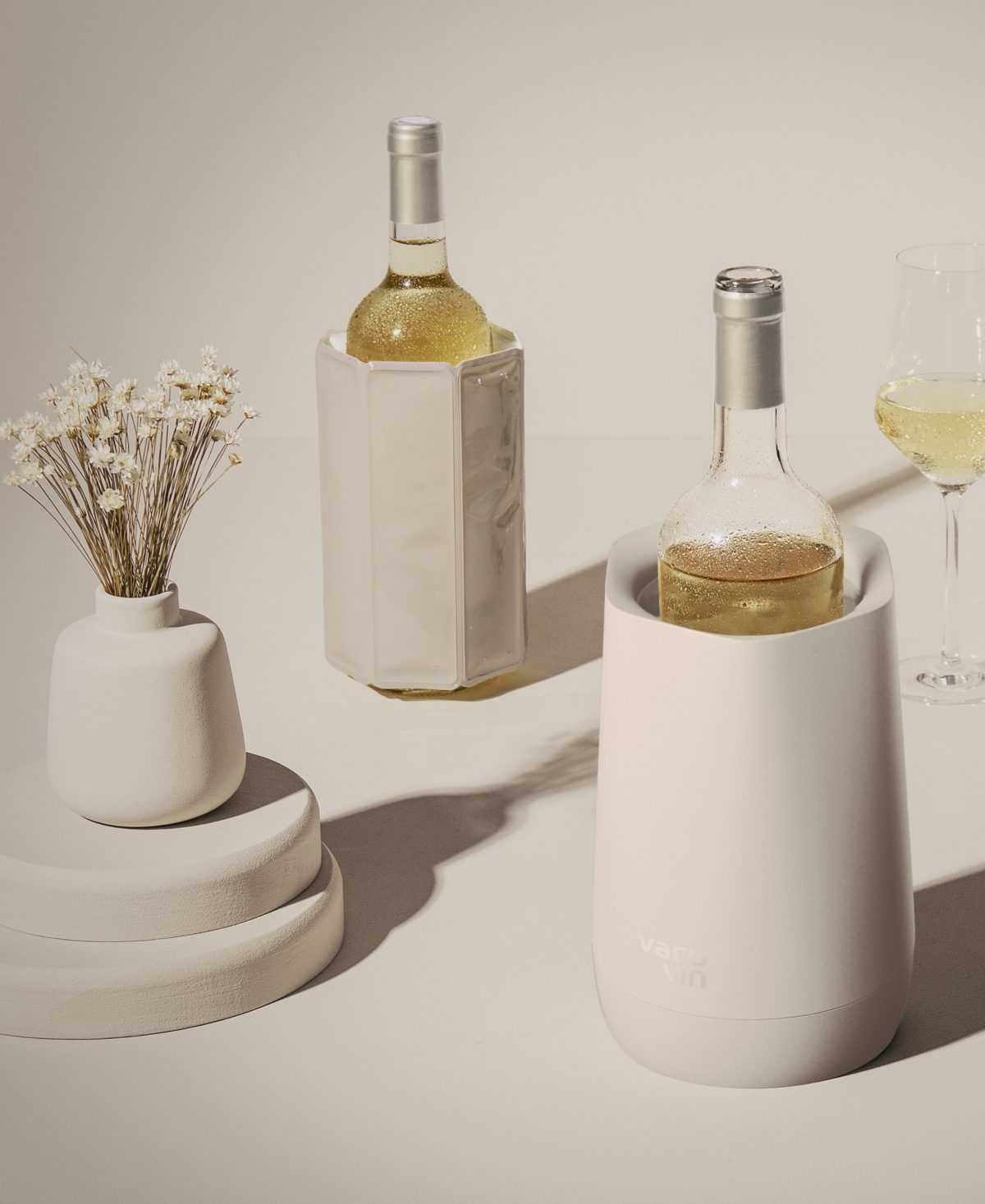 Vacu Vin Active Wine Cooler Hexo In Sand