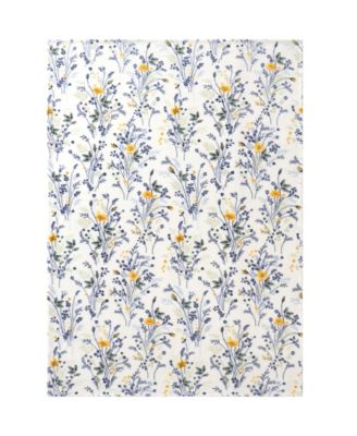 Wildflower Plush Throw, 50" x 70"