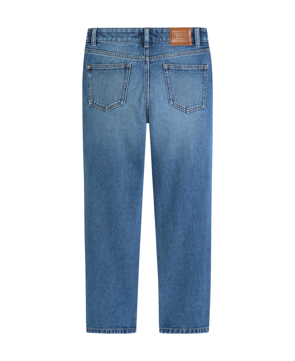 Scotch & Soda Big Boys Medium 5 Pocket Straight Jean In Edison Wash