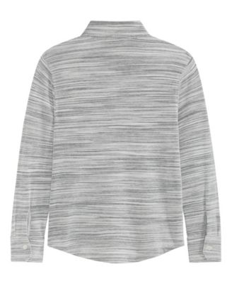 Big Boys Space Dyed Button Up Shirt