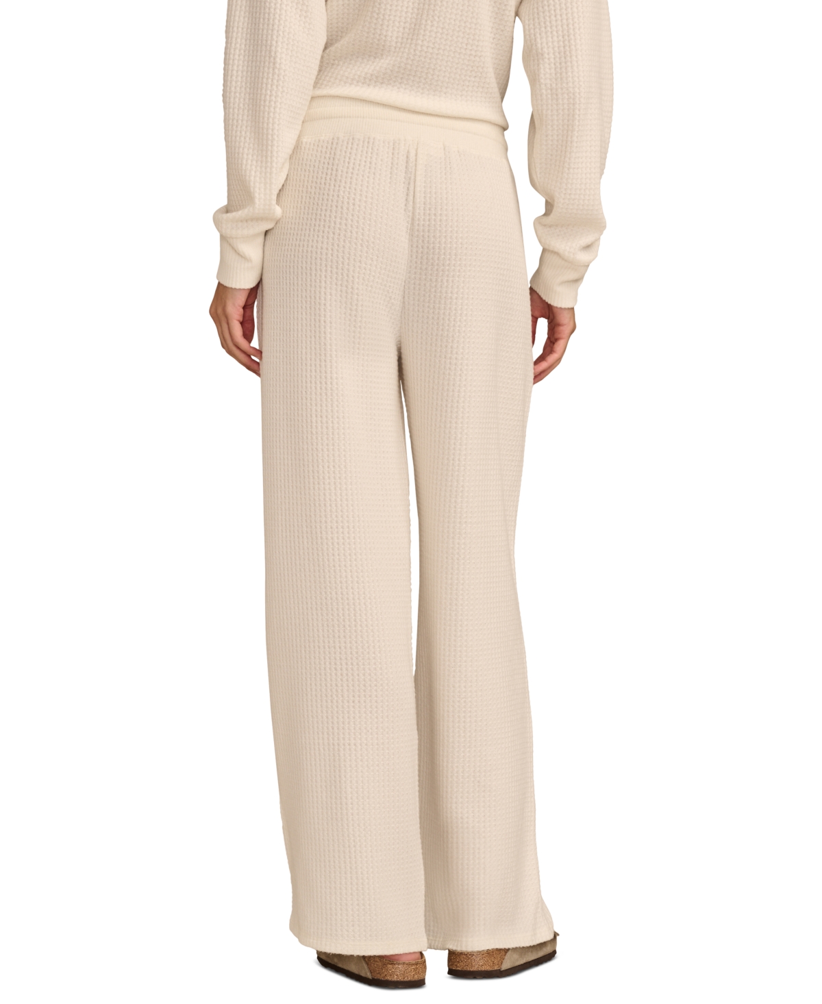 LUCKY BRAND WOMEN'S CLOUD WAFFLE WIDE-LEG PANTS 