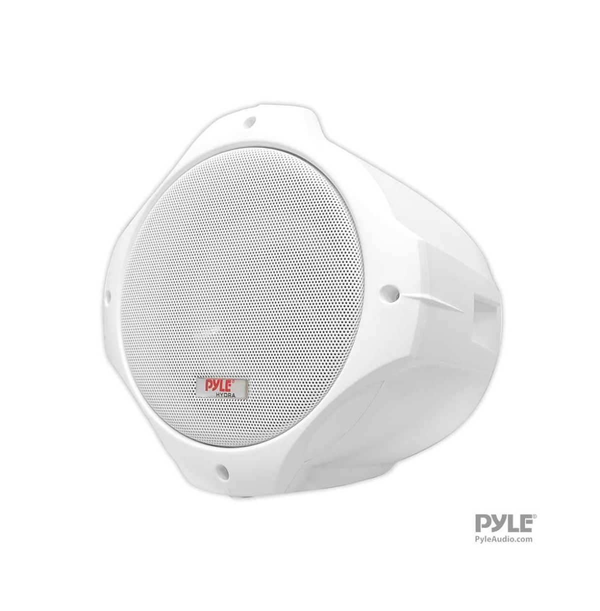 Pyle Marine Wakeboard Tower Speakers - 300W Waterproof, Dual Bullet Style,(PLMRW85) - White