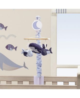 Bubbles & Squirt Whale/Fish Musical Baby Crib Mobile Soother Toy