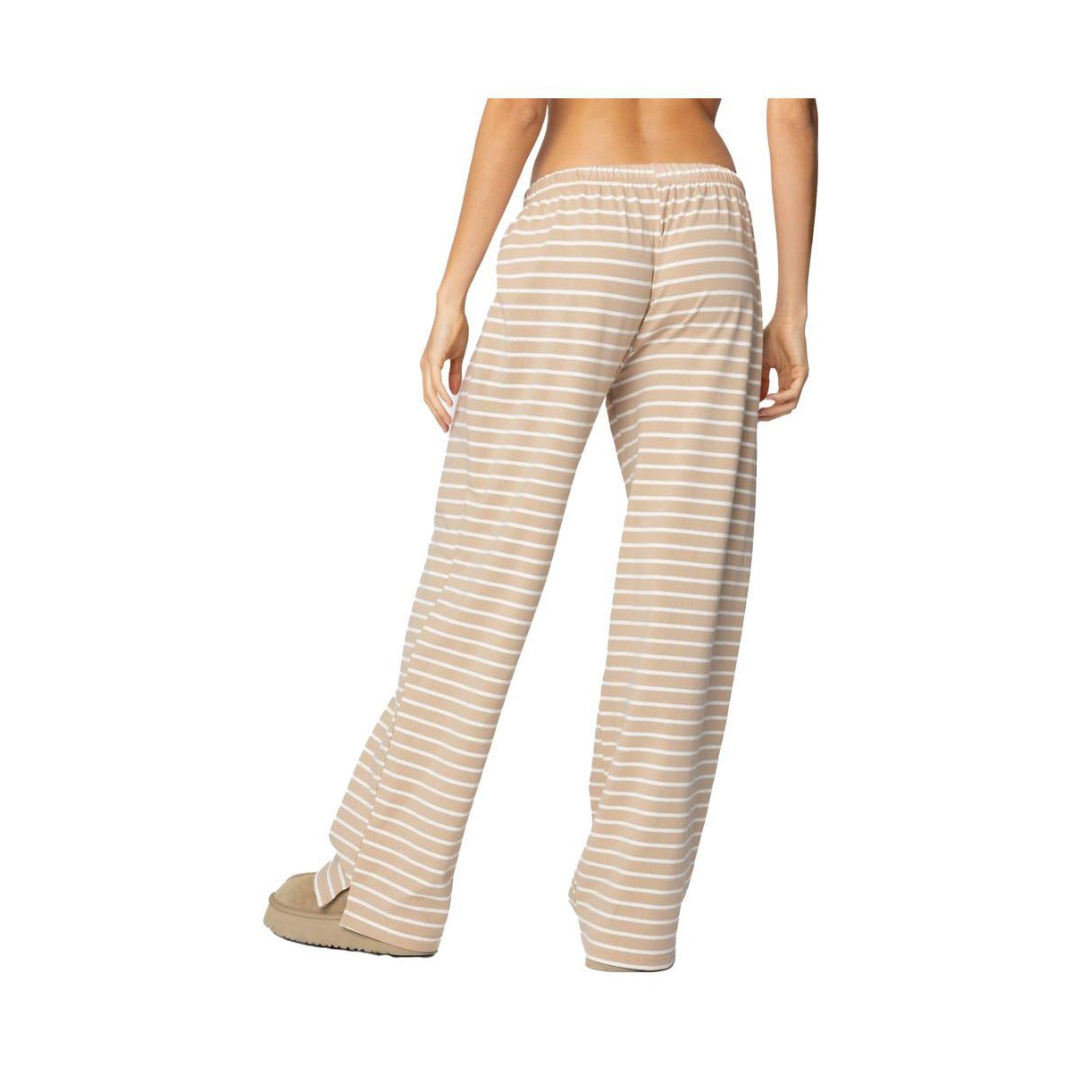 Edikted Women's Jona Stripey Slit Pants