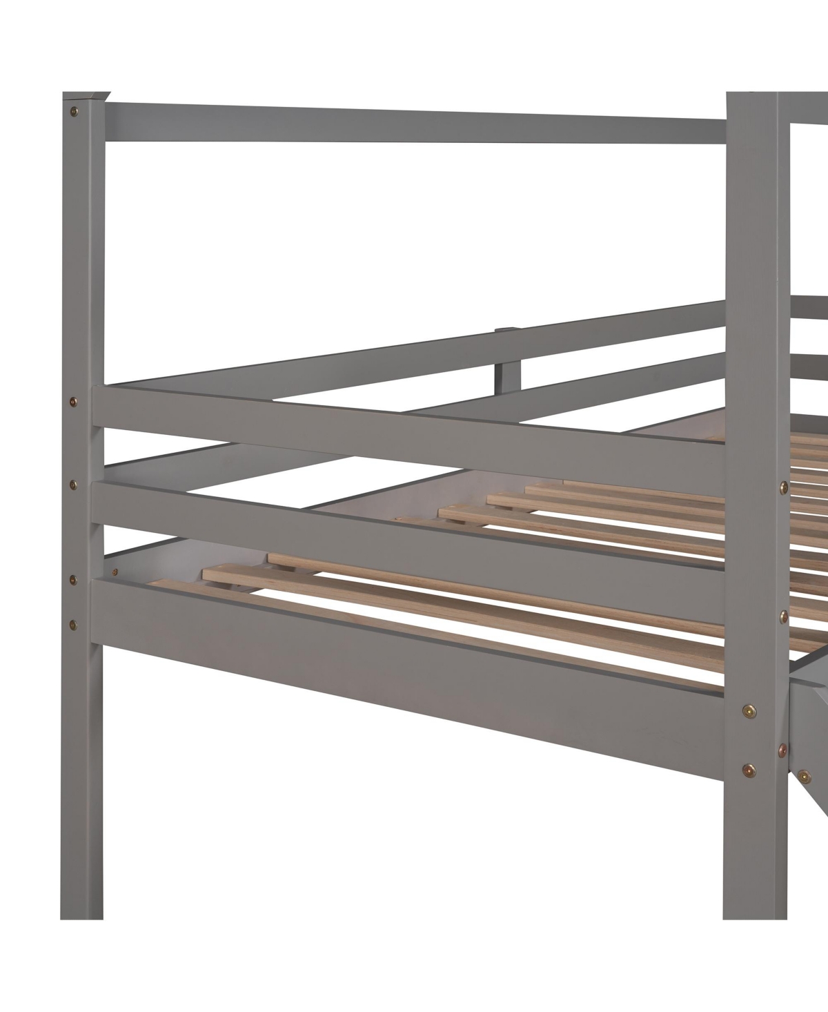 Slickblue Twin Loft Bed with Slide - Fun House Bed Design for Kids' Bedrooms, Perfect for Playtime and Sleepovers