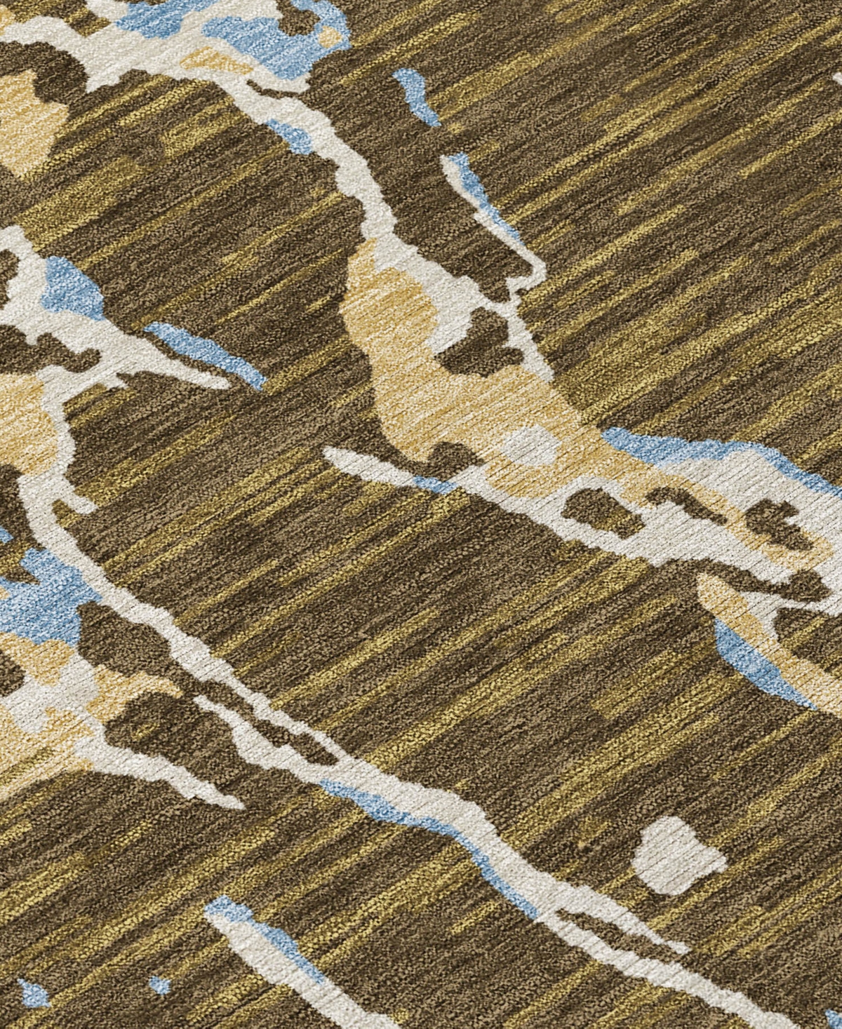 Addison Chantille Machine Washable Acn1046 8'x10' Area Rug In Coffee