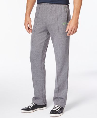 Hugo Boss Green Men's Hainy Elastic-Waist Sweatpants