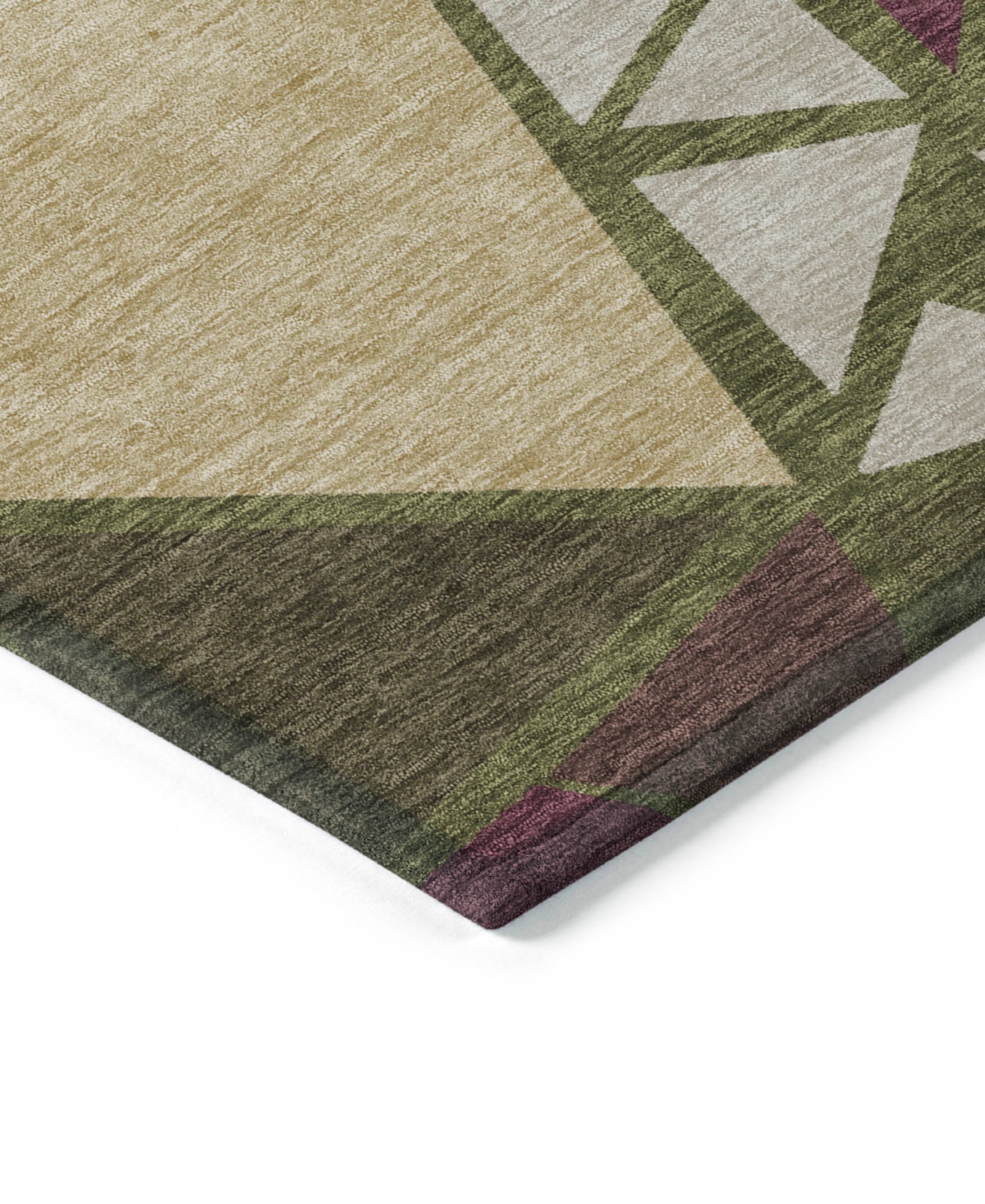 Addison Chantille Machine Washable Acn1039 8'x10' Area Rug In Olive