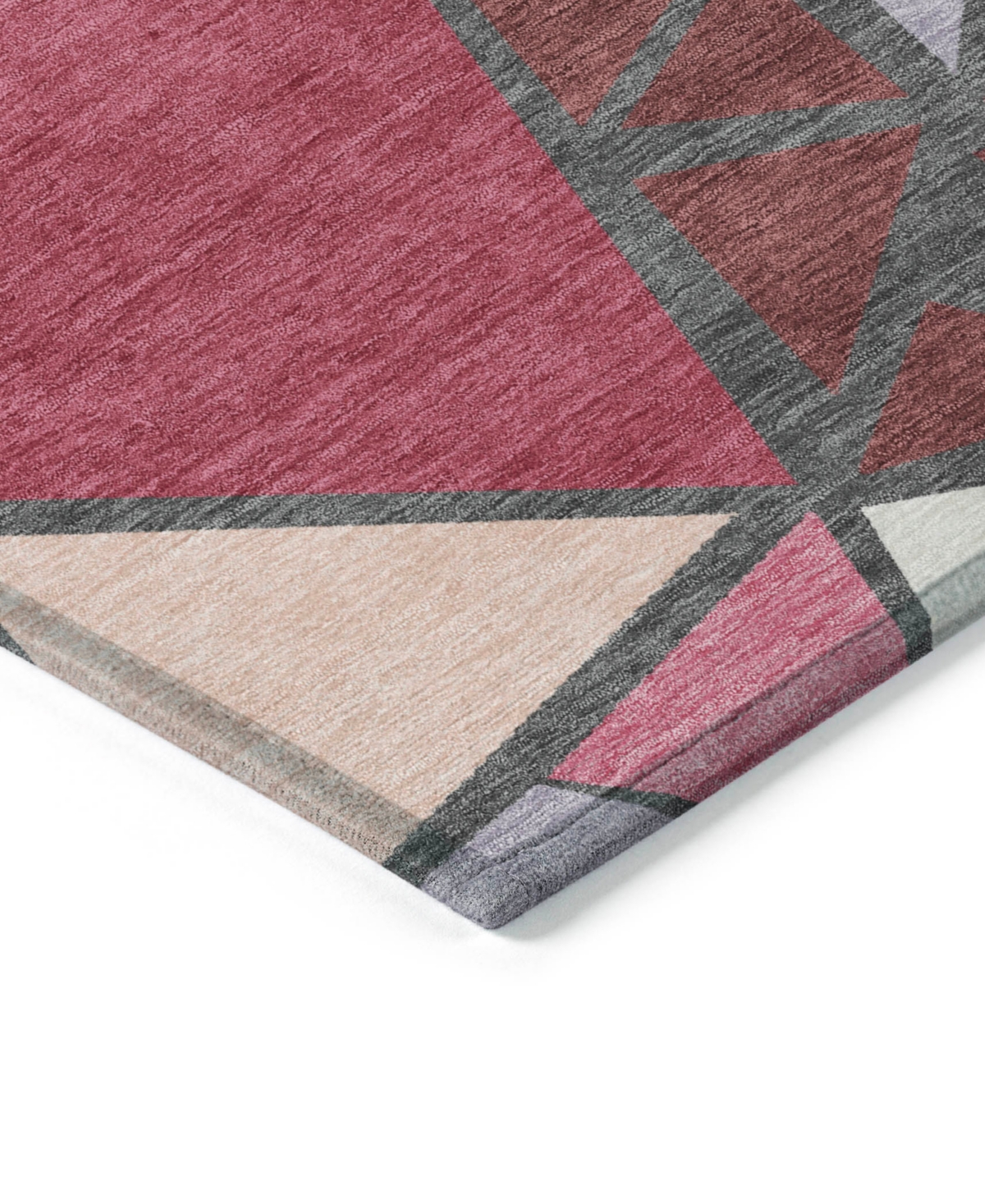 Addison Chantille Machine Washable Acn1039 5'x7'6" Area Rug In Burgundy