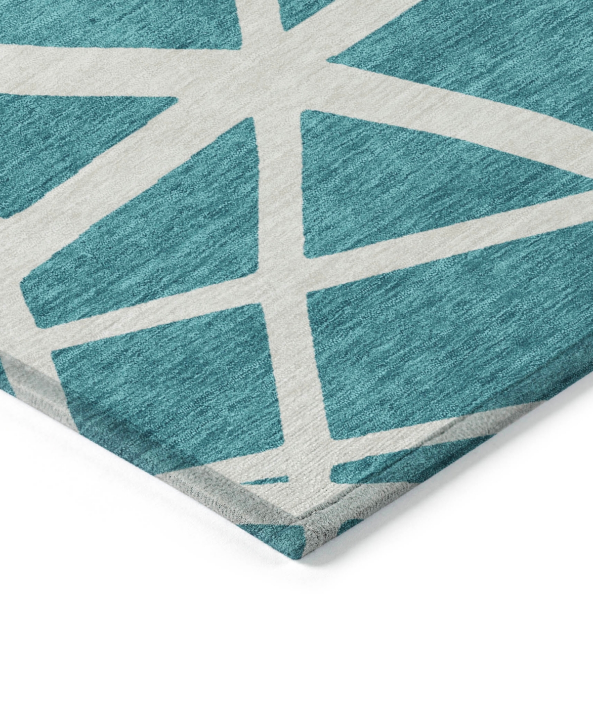 Addison Chantille Machine Washable Acn1040 5'x7'6" Area Rug In Teal