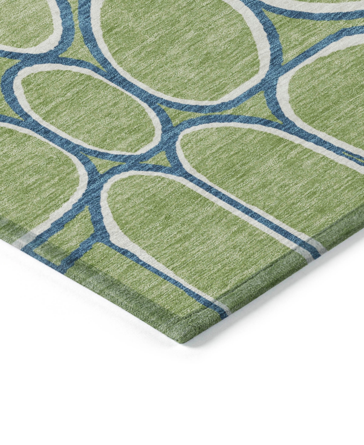 Addison Chantille Machine Washable Acn1041 5'x7'6" Area Rug In Grass