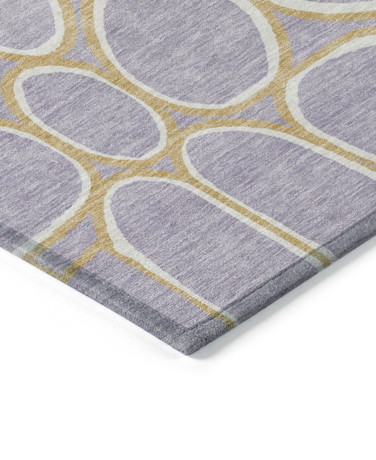 Addison Chantille Machine Washable Acn1041 3'x5' Area Rug In Lavender