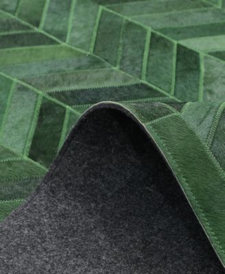 Cowhide S3339 5'x8' Handmade Area Rug