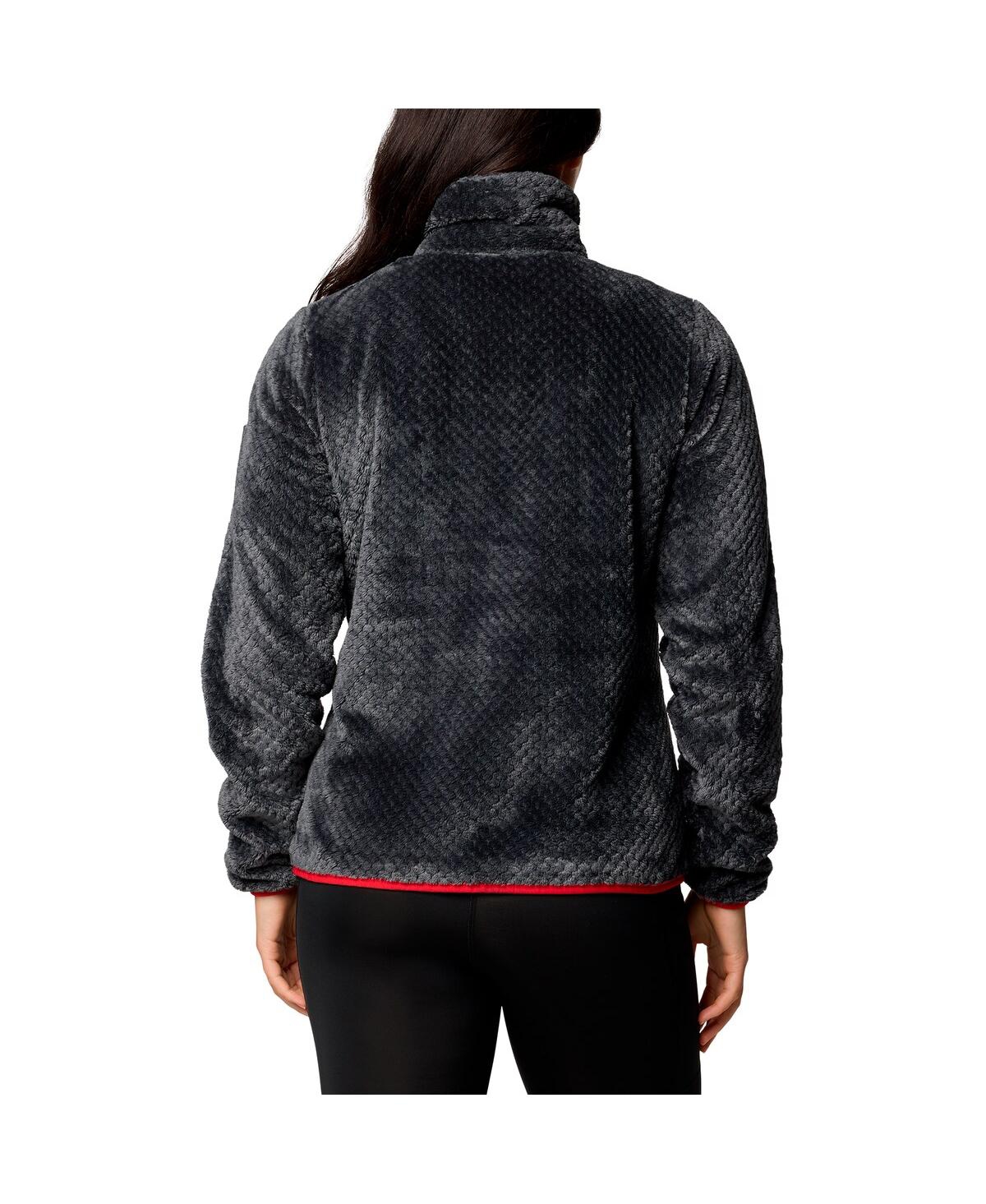 Shop Columbia Women's Black Ohio State Buckeyes Fireside Ii Sherpa Full-zip Jacket