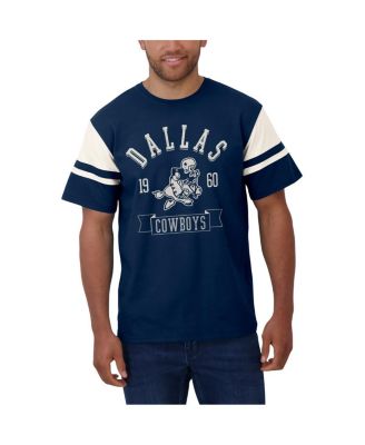 Men's Navy Dallas Cowboys Throwback T-Shirt