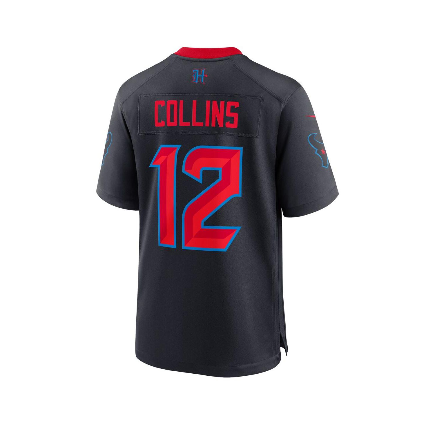 Men's Nico Collins Navy Houston Texans 2nd Alternate Game Jersey