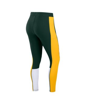 Women's Green Bay Packers Color-block Leggings