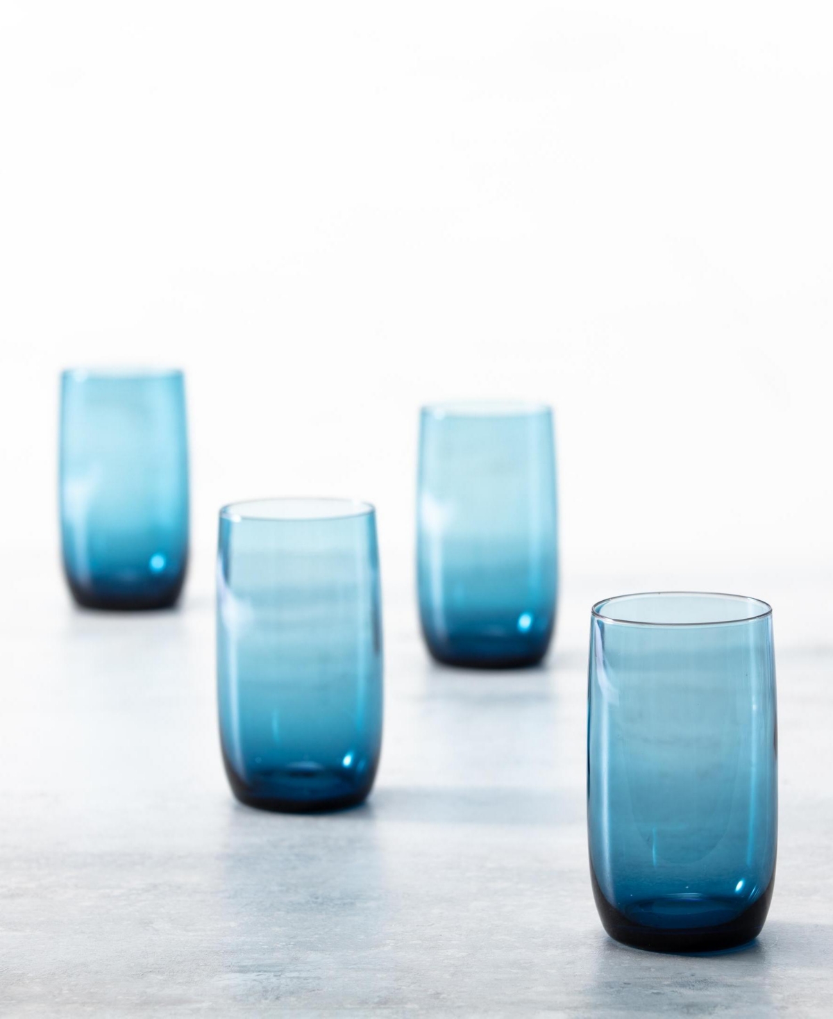 Fortessa Gala Ice Beverage Glasses, Set Of 4 In Cornflower