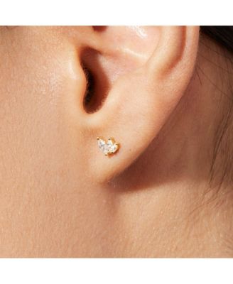 Gold Stud Earrings - Kennedy